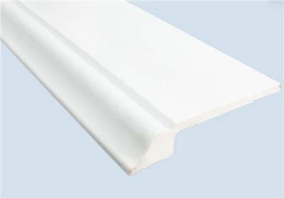 Rodapié de pared PS estriado minimalista
