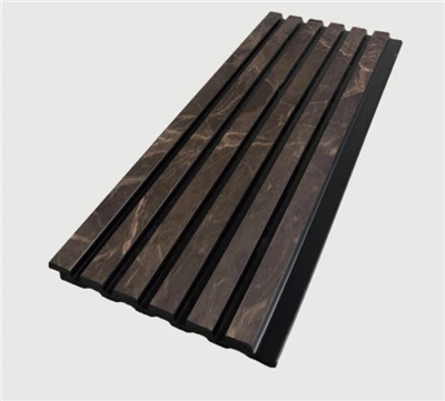 Panel de revestimiento de pared estriado PS minimalista moderno