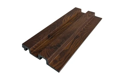 Panel de pared PS de grano de madera moderno