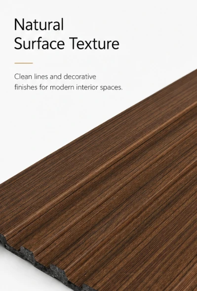 Textured PS Wall Panel For Dimensional Interior Design factory